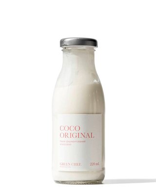 Йогурт ферментированный кокосовый «Coco Original» с сиропом агавы, 220 мл, Green Chef фото