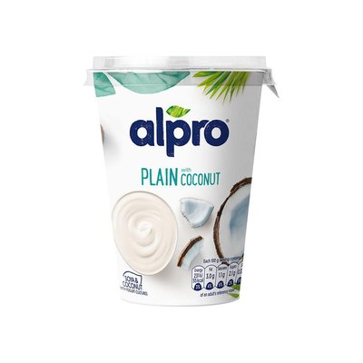 Соєвий йогурт з кокосом, з цукром, 400 г, Alpro фото